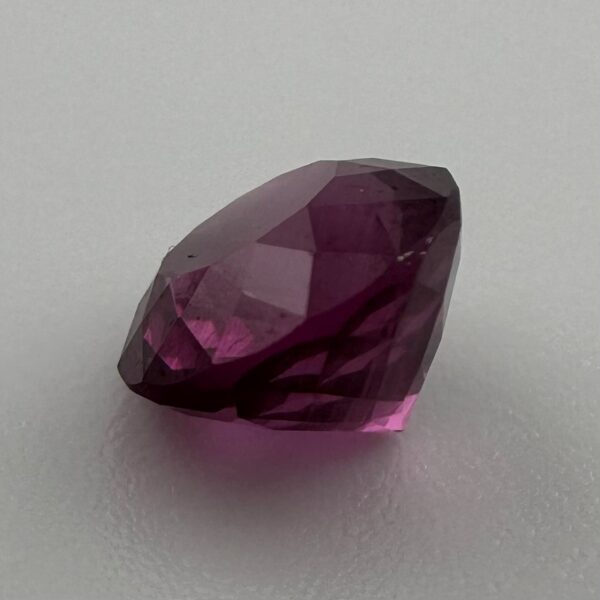 Rhodolite Garnet side view