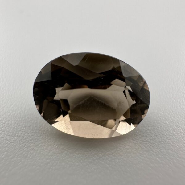 Smokey quartz crown view